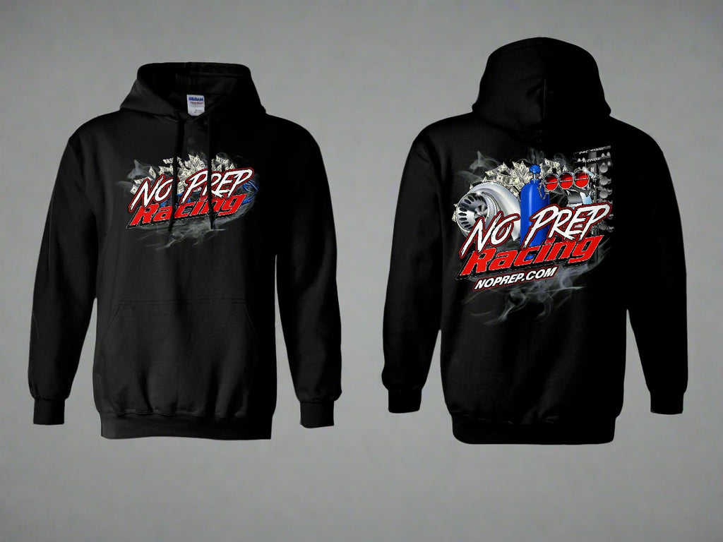 No Prep Racing Black Pullover Hoodie