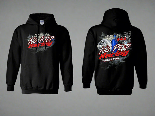 No Prep Racing Black Pullover Hoodie