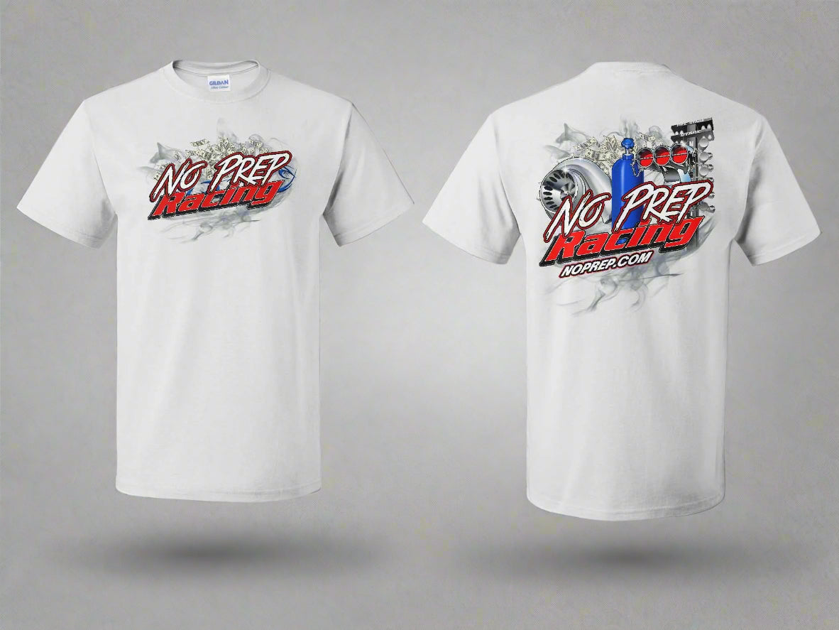 Official No Prep Racing White T-Shirt