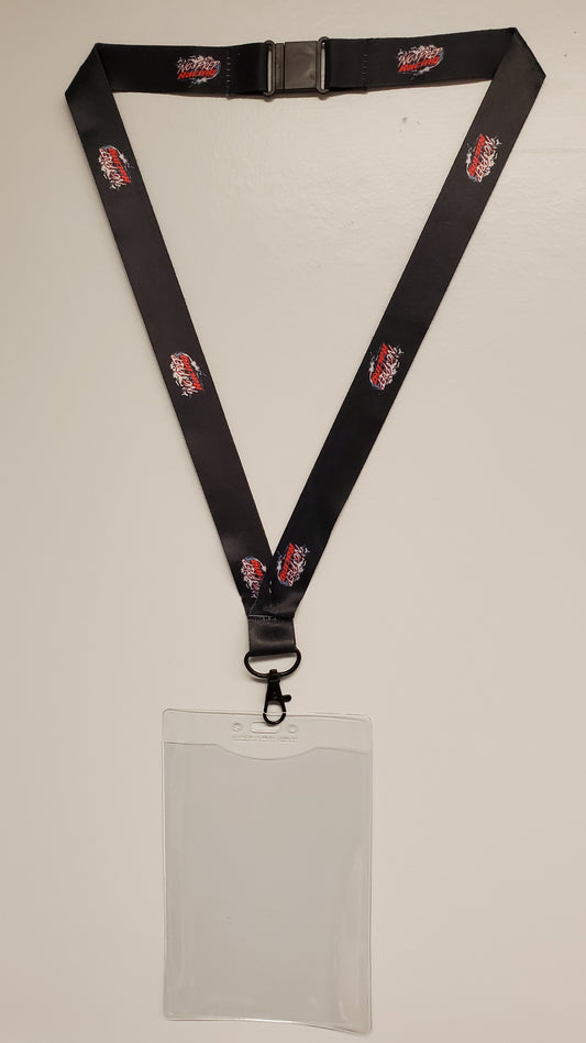 No Prep Racing Lanyard with Badge Holder