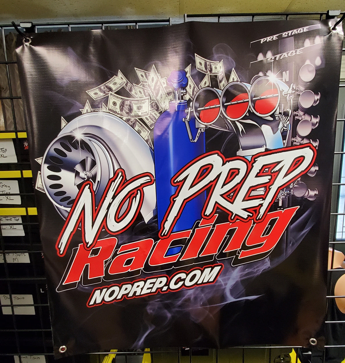 No Prep Racing Decals No Prep Racing Track Banner OG Style LARGE