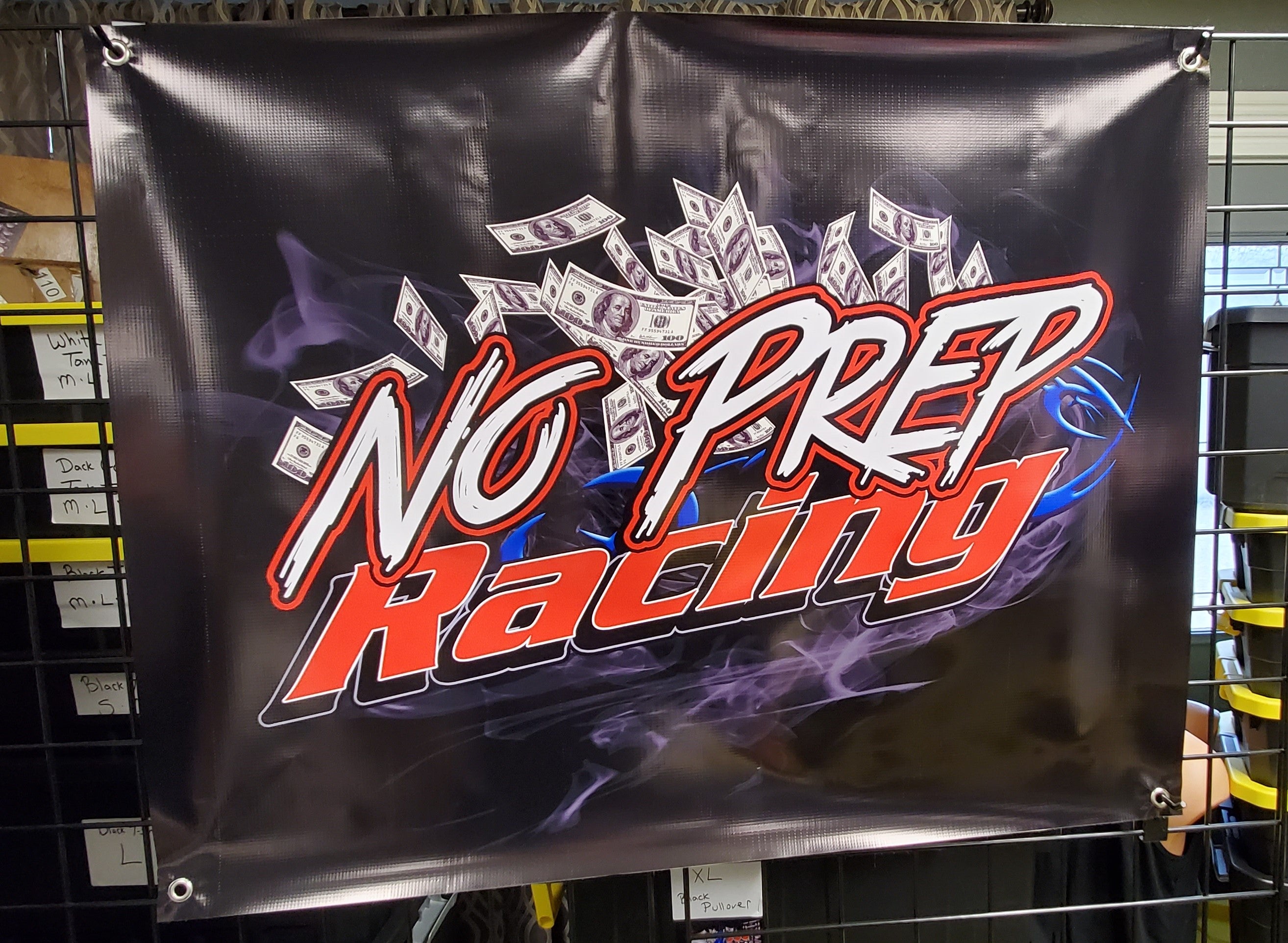 No Prep Racing Decals No Prep Racing Track Banner LARGER VERSION