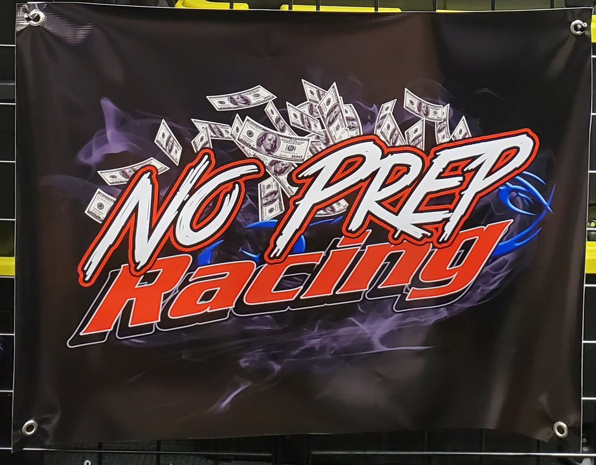 No Prep Racing Tree No Prep Racing Track Banner SMALLER VERSION
